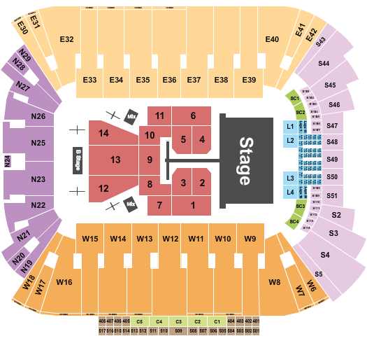 Rice Eccles Stadium Jelly Roll Seating Chart